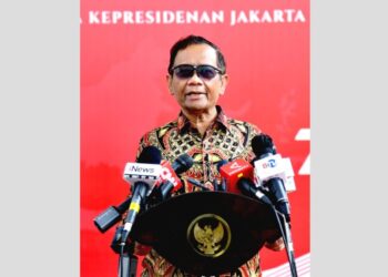 Menteri Koordinator Bidang Politik, Hukum, dan Keamanan (Menko Polhukam) Mahfud Md