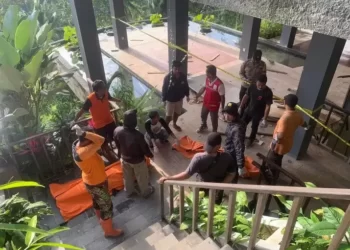 Lima orang karyawan resort dinyatakan tewas usai terjatuh ke jurang akibat tali lift putus di Ubud, Gianyar, Bali, Jumat (1/9). (Facebook Info Amlampura)