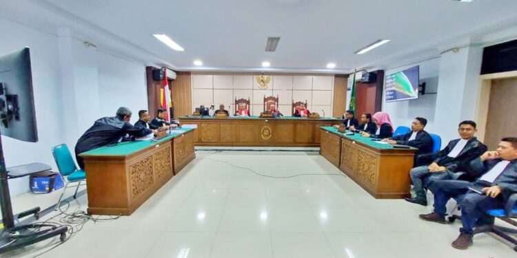 Sidang di Pengadilan Tipikor Banda Aceh, 17 Oktober 2023. (Dok: Kejari Aceh Utara)