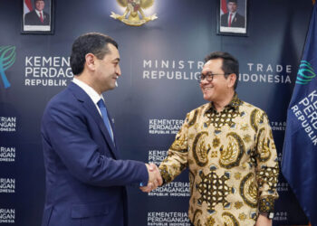 Foto : Menteri Perdagangan RI, Budi Santoso menerima kunjungan Menteri Luar Negeri Uzbekistan, Bakhtiyor Saidov di Kantor Kementerian Perdagangan/Foto: Kementerian Perdagangan