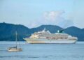 Ms. Amadea saat berada di teluk Sabang. Foto: RA