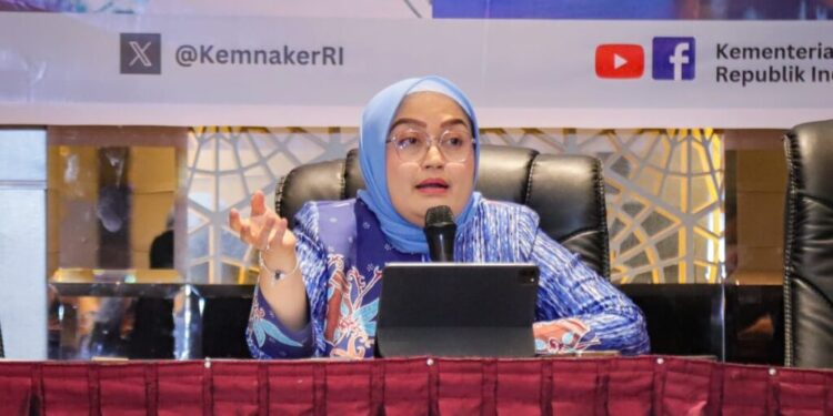 Dirjen PHI dan Jamsos Kemnaker, Indah Anggoro Putri (Foto/Dok Kemnaker)